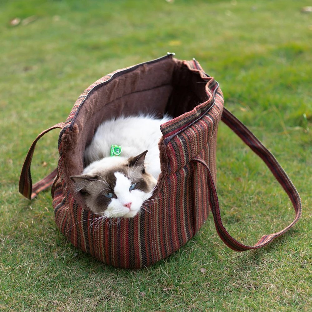 Sac de Transport - CosyChat™ - Rayé - Le royaume des chats